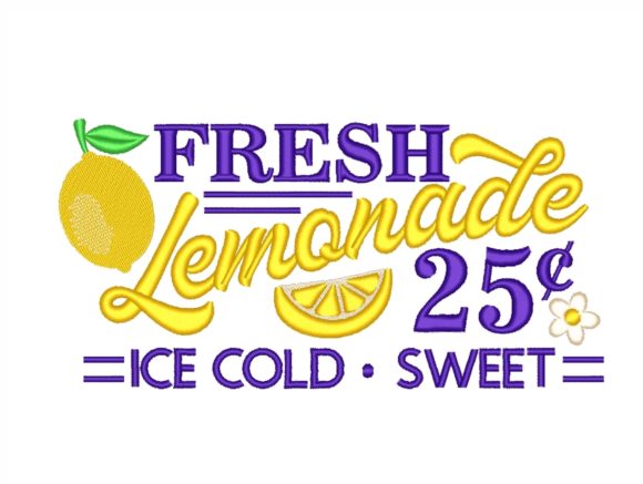 Fresh Lemonade: A Summer Embroidery Review