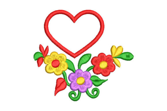 Review: Colorful Flowers with Heart for Business Merch