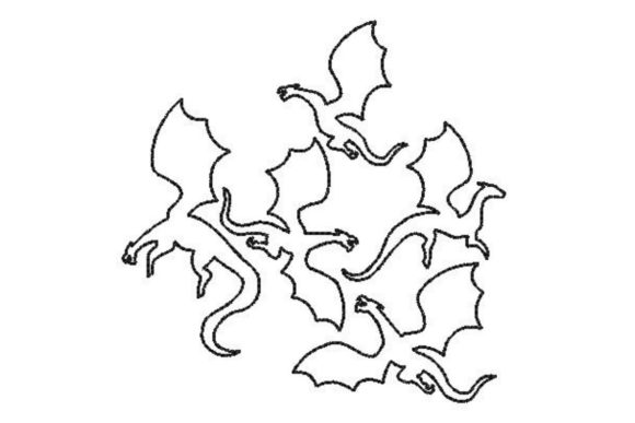 Reviewing Dragon Coloring Page for Real Embroidery Use
